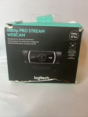Logitech 1080p 30FPS PRO Stream Webcam Black