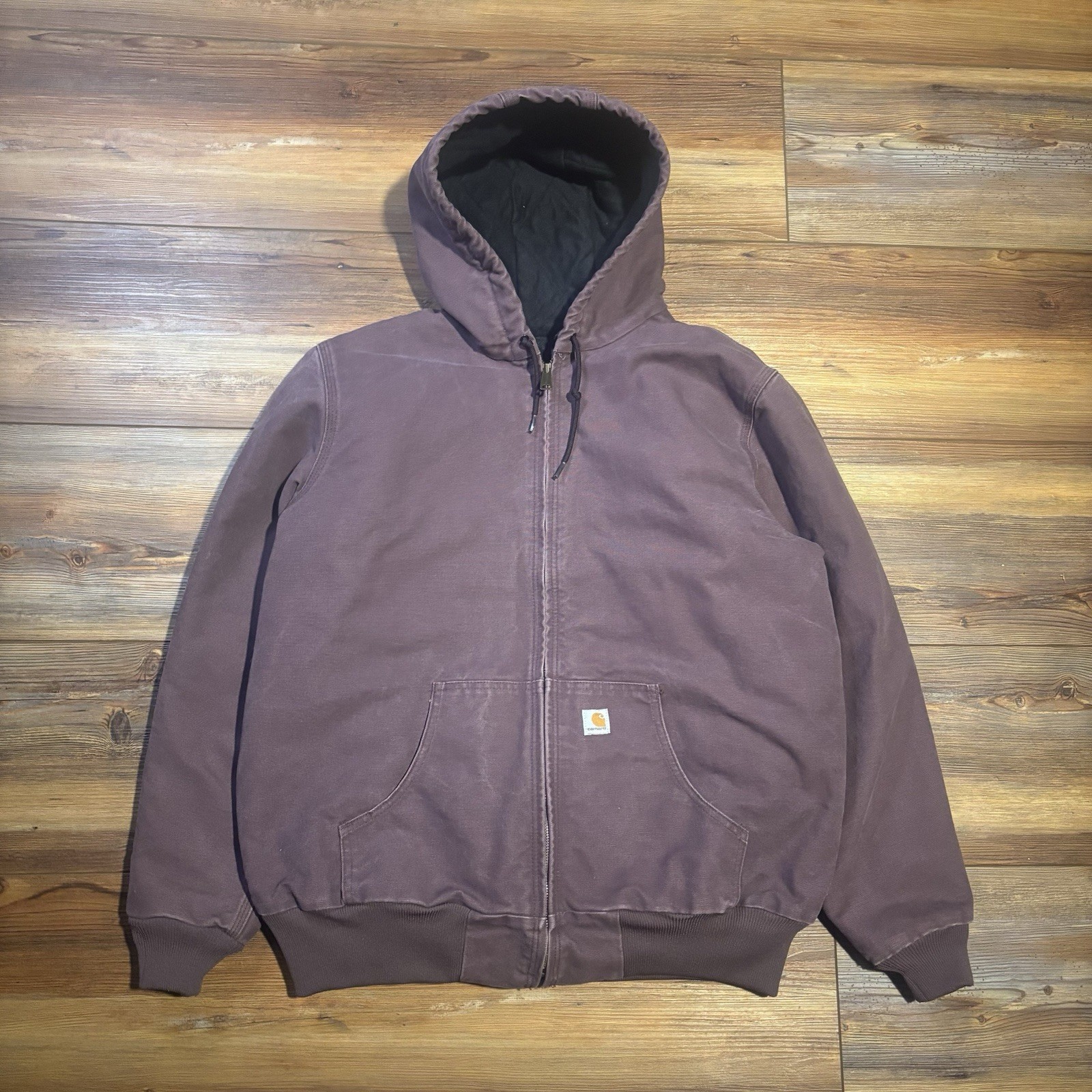 Vintage Carhartt Quilted Active Jacket “Deep Plum” WJ130 DPM Women’s XL