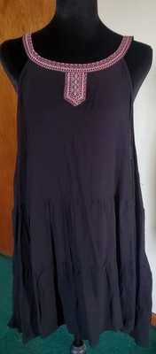 ~NWT~ Torrid Super Soft Embroidered Goddess Tank, Black - Size: 3 (3XL)