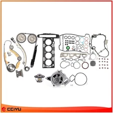 Timing Chain Gasket kit + Water Pump + Thermostat Fits 07-08 Chevrolet Cobalt