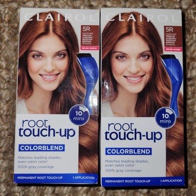 Clairol Root Touch Up Permanent Hair Color 5R Medium Auburn Reddish Brown 2 Pack