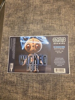 AGILE BREWING CO CRAFT MICRO BEER LABEL LA