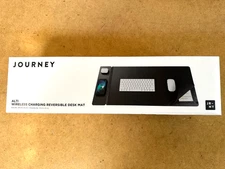 JOURNEY ALTI Wireless Charging Reversible Desk Mat - Black