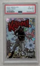 2022 Absolute ONeil Cruz #K-OC KABOOM! Rookie PSA 10 GEM MINT  RC SSP Pirates