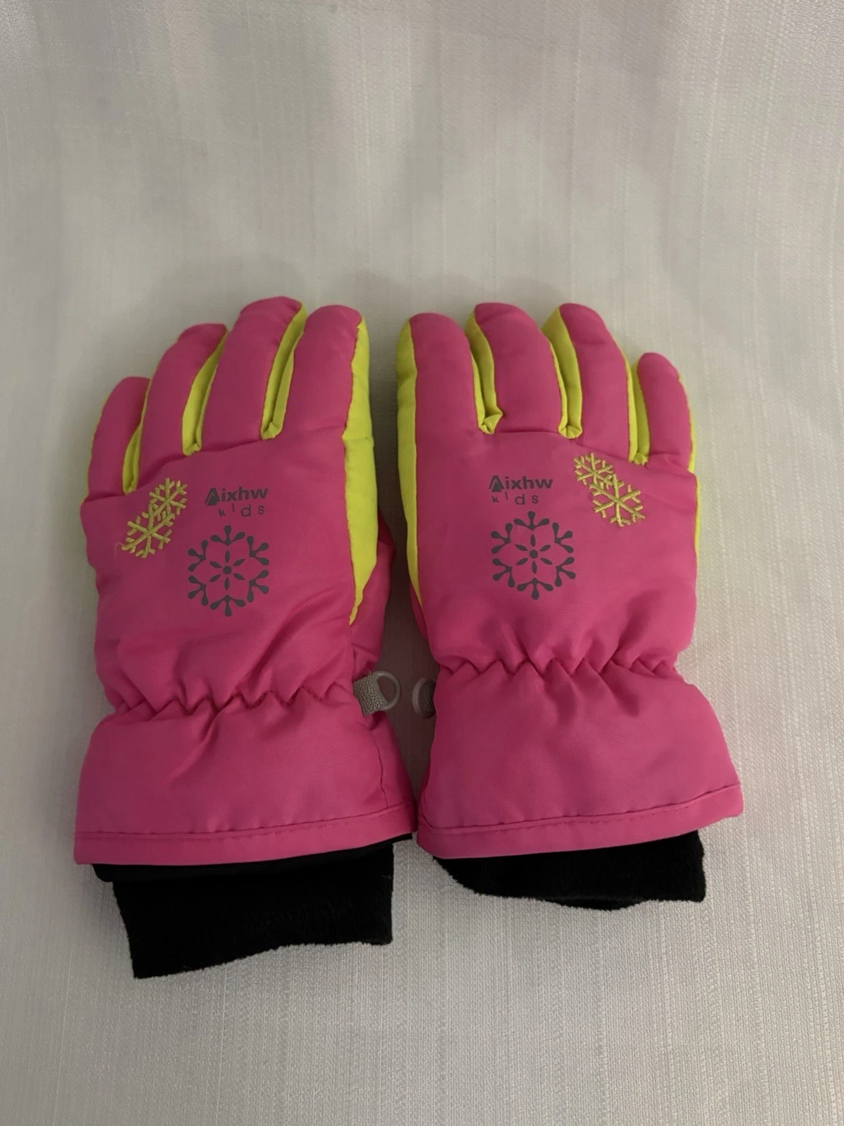 Aixhw Girls Snow Gloves XS Pink Waterproof Insulated Winter(F129)!