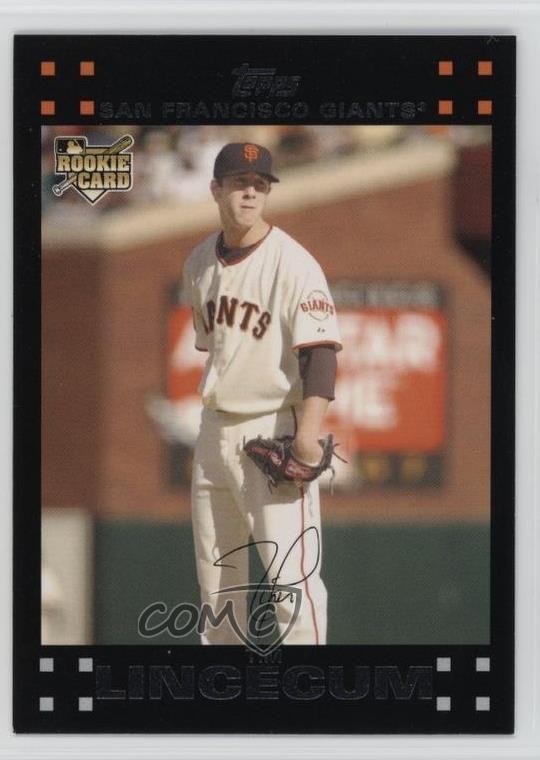 2007 Topps Update Tim Lincecum #UH158 05cx