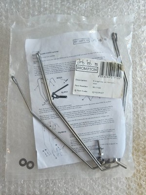 Brompton Stahl Heck Schutzblech Streben Set, L-Version