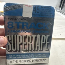 Realistic Supertape 8 Track Blank Tape 45 Minutes New SEALED