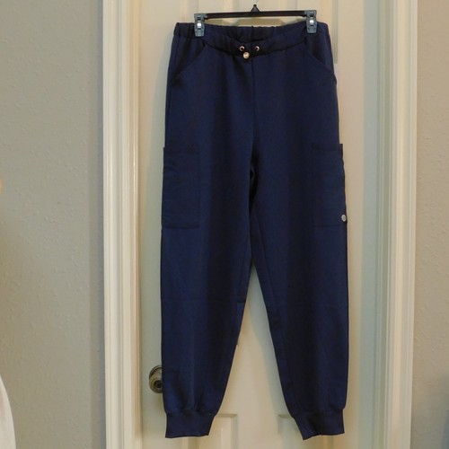 RBX Women's Scrubs Pants Joggers Pull On Fuchsia, Blue Medium NWT - Picture 16 of 20