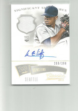 2014 CLASSICS SIGNIFICANT SIGNATURES JERSEYS SILVER #93 ROENIS ELIAS 233/299 B58