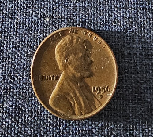 1956-D LINCOLN CENT "D OVER D" RPM AND LARGE LAMINATION ERROR! SUPER RARE FIND!! - Picture 8 of 8