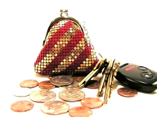 Women Mini Coin Purse Metal Mesh Kiss Lock Clasp with a Keychain (USA Stock) - Picture 85 of 88