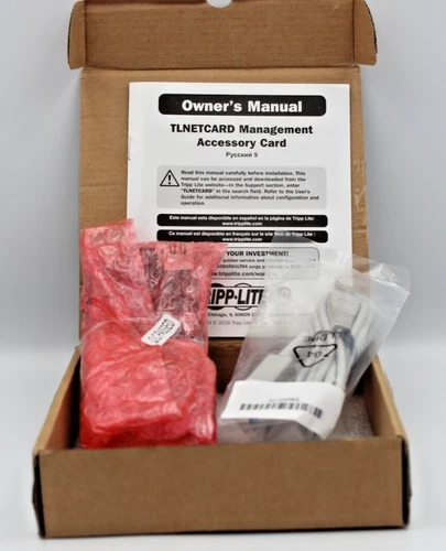TrippLite TLNETCARD UPS Management Card – New OEM, Remote SNMP/Telnet Web Access