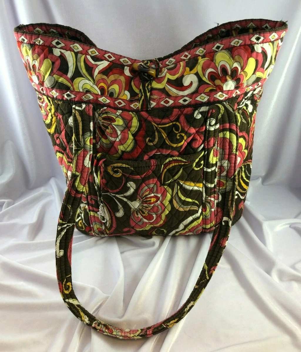 VERA BRADLEY Large Vera Tote Bag Toggle Closure PUCCINI eBay