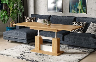 TOP Couchtisch Fabel 110-170 cm erweiterbar Doppellift Couch- und Esstisch