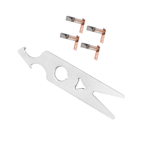 Juego de 2 pares de llaves de cepillo de carbono taladro de clavos pieza de mano accesorio repuesto pieza CALIENTE - Imagen 7 de 12