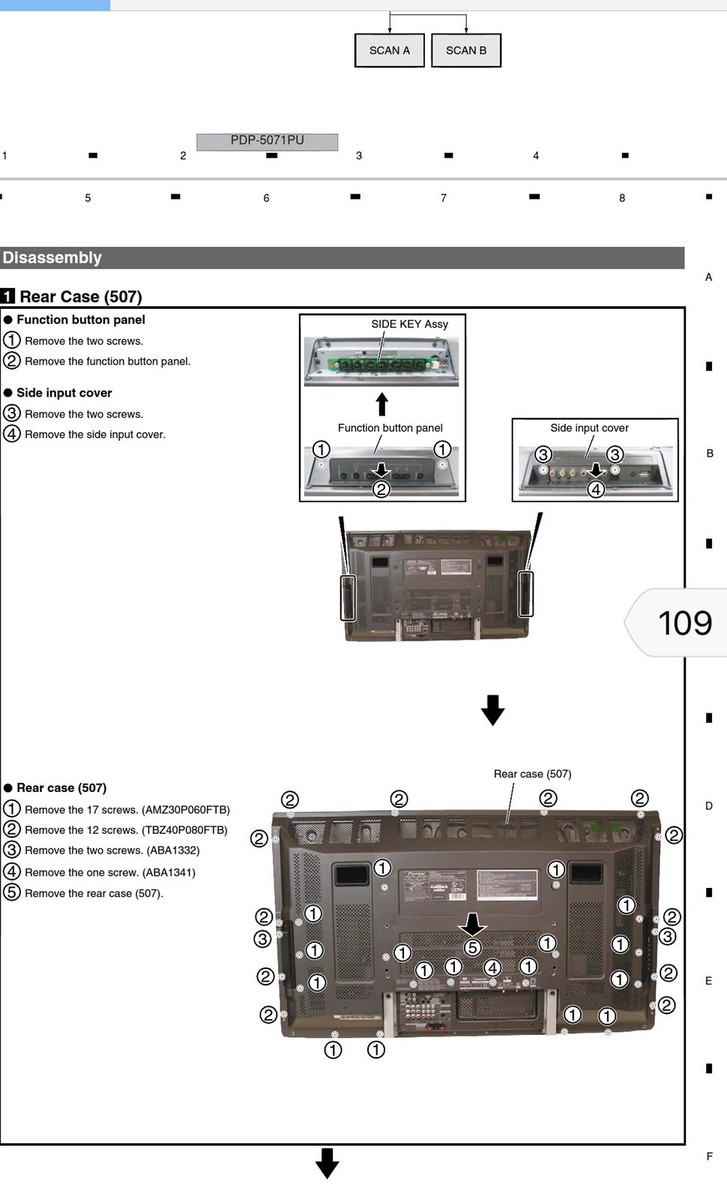RÉCEPTEUR PDP-R04E NE S'ALLUME PLUS, NI L'ÉCRAN PLASMA PIONEER PDP-S13 RÉCEPTEUR PDP-R04E NE S'ALLUME PLUS, NI L'ÉCRAN PLASMA PIONEER PDP-S13