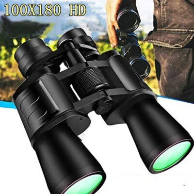 MARKENLOS Tag Nachtsicht 180x100 Zoom HD Fernglas Outdoor Jagd Teleskop Binocular NEU