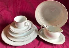 NORITAKE CONTEMPORARY CHINA DINNERWARE ~ ARCTIC GOLD ~ CHOOSE 1 or ALL~1+ SHIP