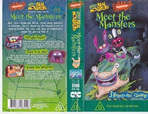 Nickelodeon Real Monsters Meet The Monsters Vhs Video Pal Ebay