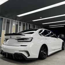 Smoked White Lens LED Tail Light For BMW 3 Series G20 G80 M3 2019-25 Rear Lights