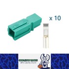 <!--F#f_0-->10 x 75A Green Anderson Style Single Pin 75Amp Connector Green Single Terminal<!--F/-->