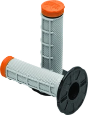ProTaper 1/2-Waffle Triple Density MX Dirt Bike Grips Black/Grey/Orange