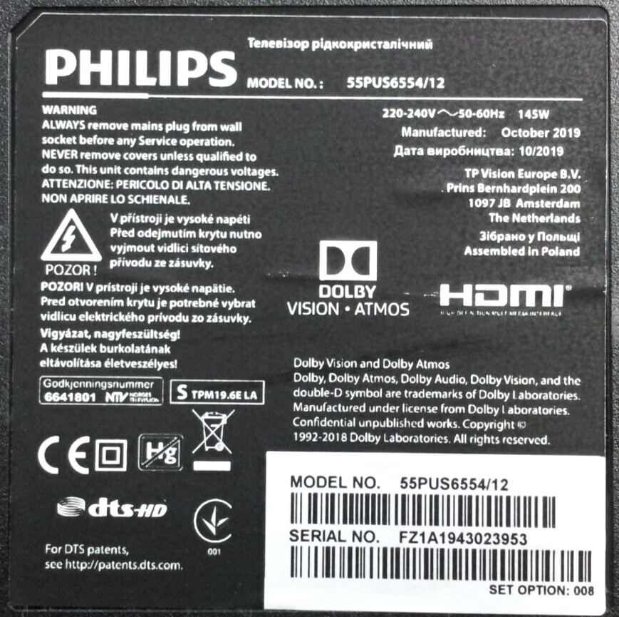 CARTE MERE PHILIPS 715G9907 M01 B00 005K Monter Sur 50Pus6704 EUR 45,00   FR