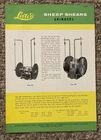 LA124 Lister Sheep Shears Grinders Type 233 299 Specification Sheet