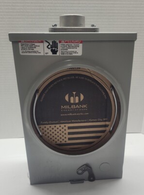 Milbank U1770-YL-TG-KK-BLG  Type 3R Enclosure 125 Amp Max
