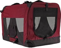 Red Soft-sided Medium Folding Pet Travel Carrier Crate, New, Free Shipping on sale Red Soft-sided Medium Folding Pet Travel Carrier Crate, New, Free Shipping on sale