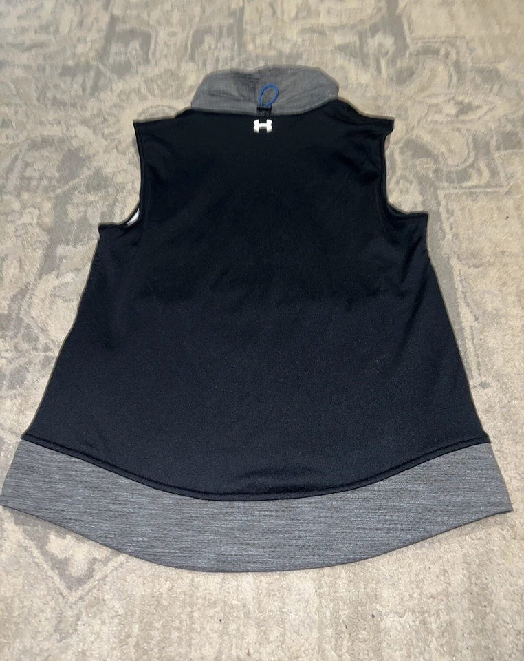 Pullover Under Armour para mujer sin mangas Cold Gear Reactor negro talla grande gris Foto 2 de 4