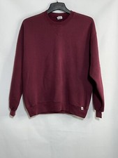 Vtg 90’s Russell Athletic Made In USA Crewneck Sweatshirt Sz L Burgundy