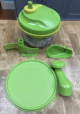 Tupperware Quick Chef Pro System-Manual Turn Handle Food Processor