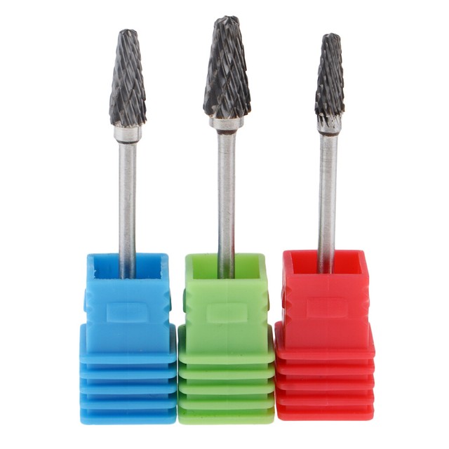 Cuticle Nail Set 3PCS Silicon Carbide Nail Files Bit Manicure Cuticle Nail Set 3PCS Silicon Carbide Nail Files Bit Manicure