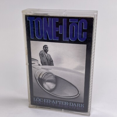 Tone Loc, Loc-Ed After Dark (Audio Cassette Tape, 1989) Canada Import Black Cart