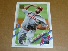 2021 Topps 582 MONTGOMERY CLUB SPECIAL STAMP BRANDON WORKMAN PHILLIES #160