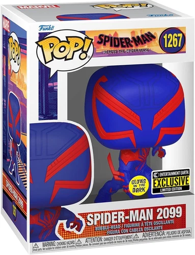 Spider Verse Spider-Man 2099 Funko Pop! Vinyl: Marvel (Glows In The Dark)