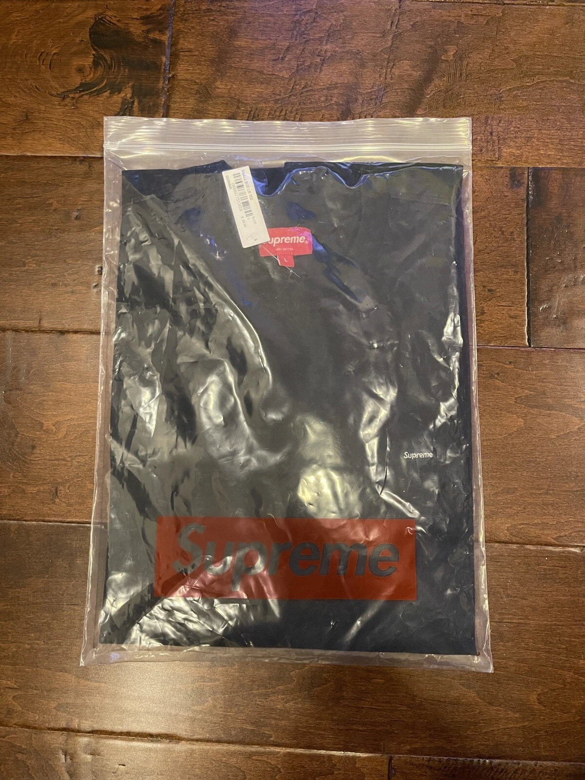 Logo 100 % authentique Supreme Small Box   T shirt noir   Taille Grand Neuf dans son emballage