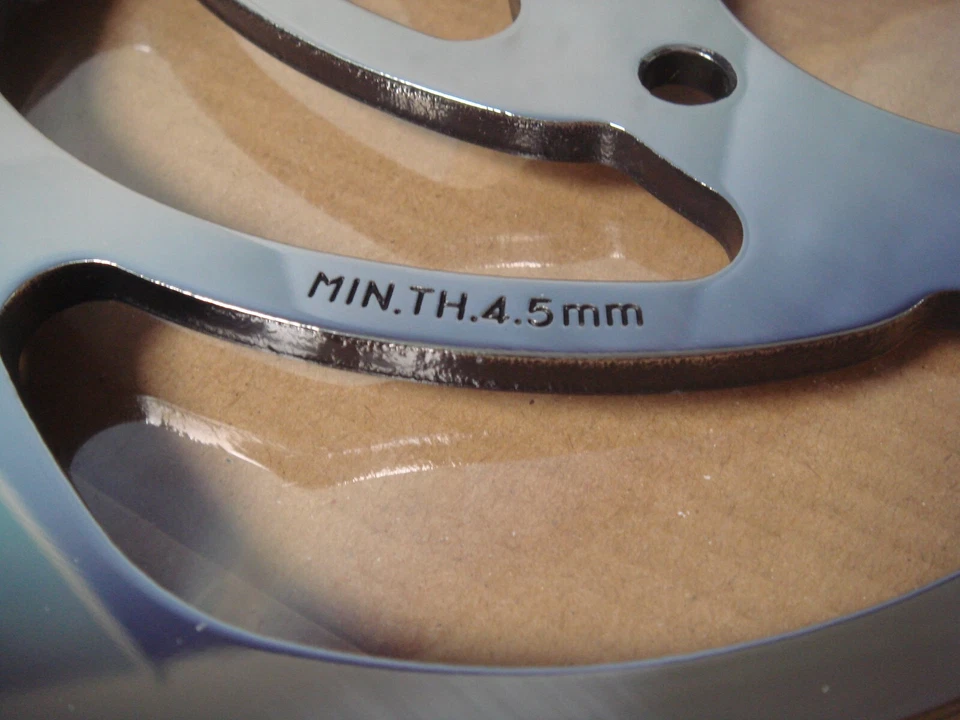 Rotor de freno Indian Scout disco trasero o delantero acero inoxidable Edart V-Twin 23-0072 Y1 Foto 4 de 4