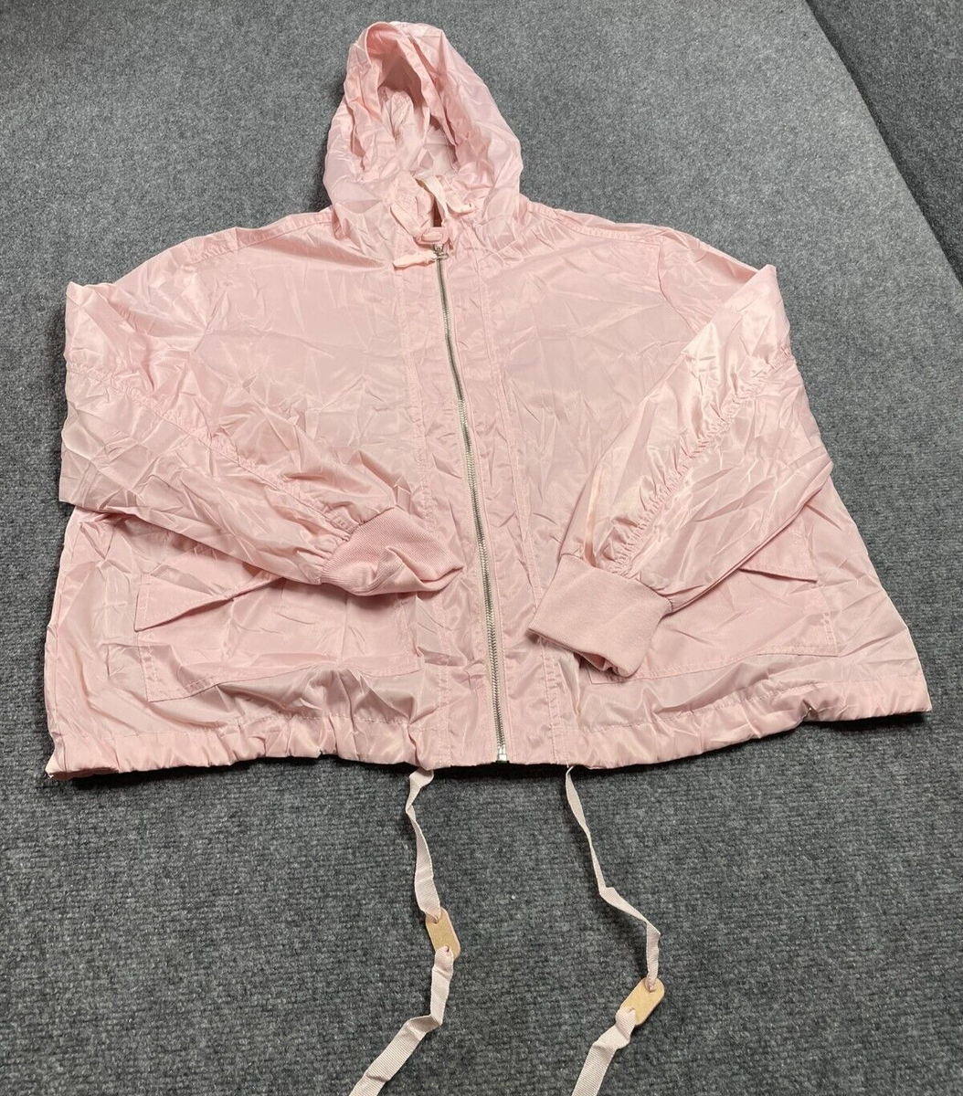 BB Dakota Steve Madden Women's Hoodie Jacket Pale Pink Full Zip