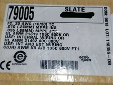 Alpha Wire 79005 20/7C EcoFlex EcoGen mPPE 600V TnCu Flexing Control Cable /10ft