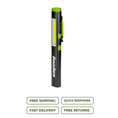 450 Lumen Inspection Pen Light LED, UV, Laser Pointer, Magnetic Clip, Rechargeab