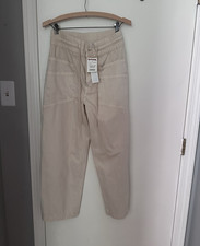 YFB  Women s Beige Elastic Waist w/zipper, dr...