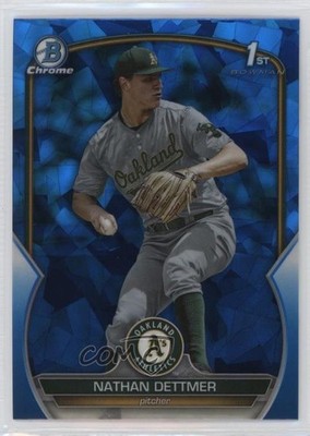 2023 Bowman Chrome Draft Sapphire Nathan Dettmer #BDC-146 1g1q