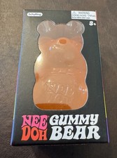 Schylling NeeDoh Gummy Bear Squishy Orange Authentic Brand New-Factory Sealed