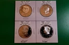 Lot 4-Gem Proof Kennedy 90% Silver Half Dollars 01, 02, 03, 05-ASW 1.44 troy(S2)