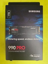Samsung 990 PRO 1TB M.2 NVMe Internal SSD - Black (MZ-V9P1T0B/AM