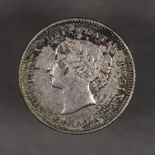 1886 Canada 5 Cents Silver — photo from the most recent tracked eBay sale