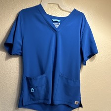 Carhartt Force Modern Fit Scrub Set Blue L Unisex Medical Jersey C12110